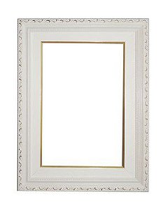 Moldura para Telas de Pintura 0058 Branca