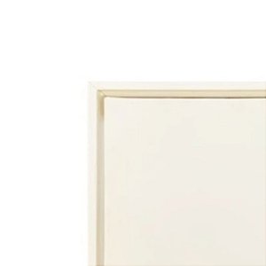 Moldura Para Tela Painel Branca 0219 - Canaleta